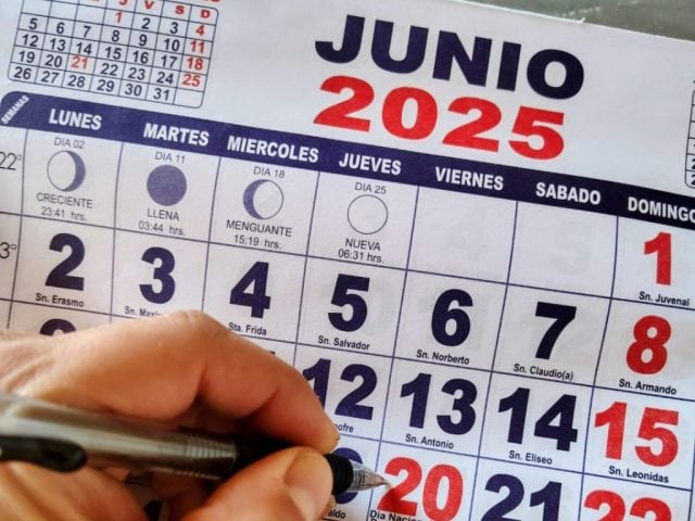 Feriados junio 2025