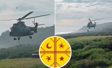 Profanación militar de espacio sagrado mapuche