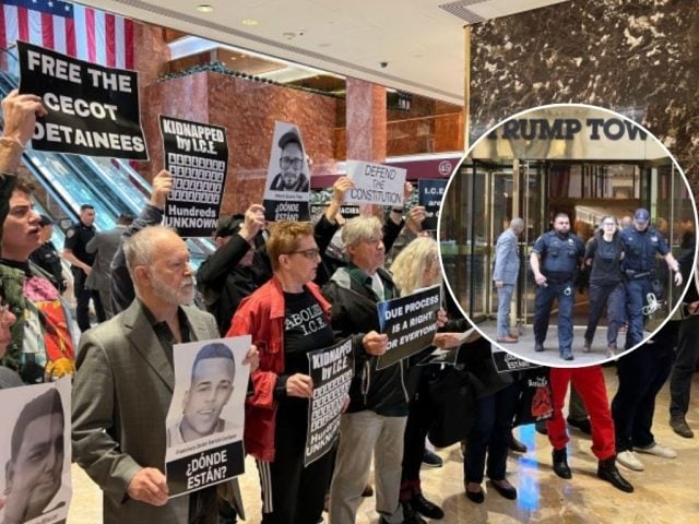 Video: 24 activistas detenidos en la Torre Trump por denunciar redadas migratorias