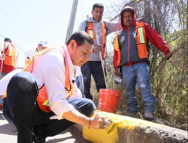 Alejandro Armenta encabeza Faena Comunitaria número 23 en Flor del Bosque