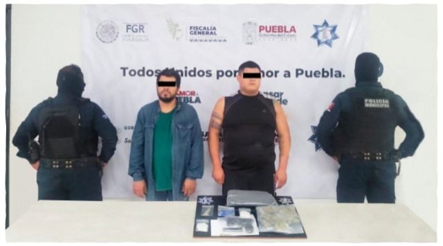 Arrestan a ‘El Tanque’ y ‘El Chino’ durante operativo conjunto en Tehuacán