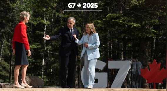Líderes del G7 aprovechan la última jornada de la cumbre,  sin la presencia de Donald Trump
