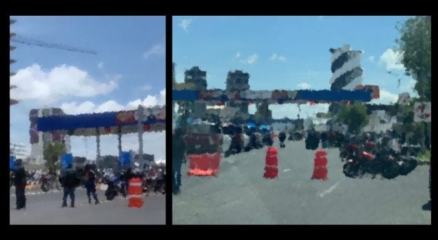 Motociclistas liberan caseta a Atlixco tras acordar reunión en el Congreso del Estado
