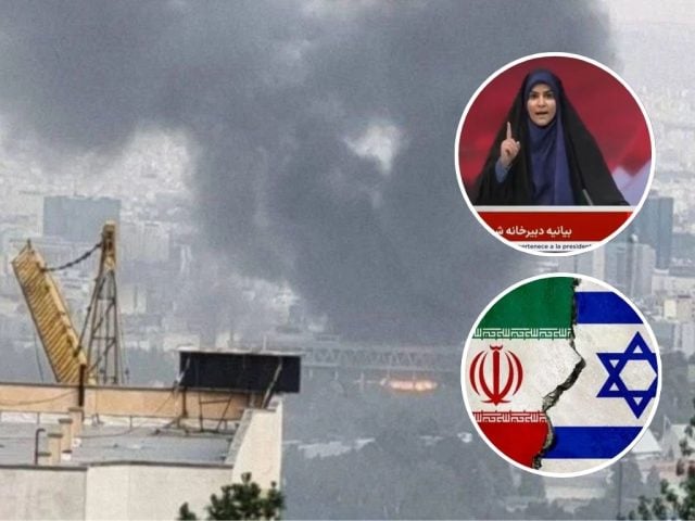 Israel bombardea la TV estatal de Irán en plena transmisión en vivo: imágenes muestran el edificio en llamas