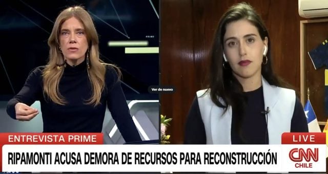 «El responsable es el Ministerio de Vivienda»: Alcaldesa de Viña del Mar reiteró criticas a la gestión de la reconstrucción por el megaincendio