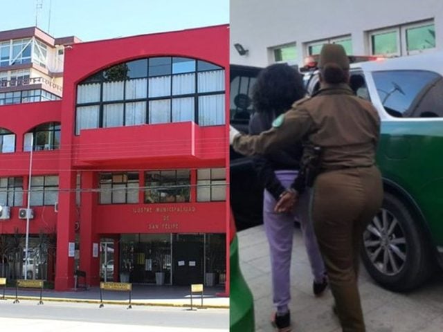 Tren de Aragua: detienen a funcionaria de la Municipalidad de San Felipe por presunto rol en red de lavado