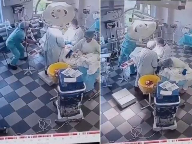 terremoto durante cirugía en Rusia