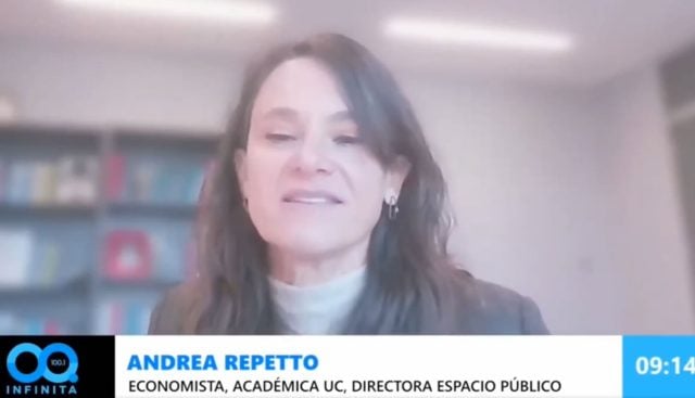 Empleo: Economista Andrea Repetto afirma que se han usado «palabras exageradas» y asegura que Chile «no se está cayendo a pedazos»