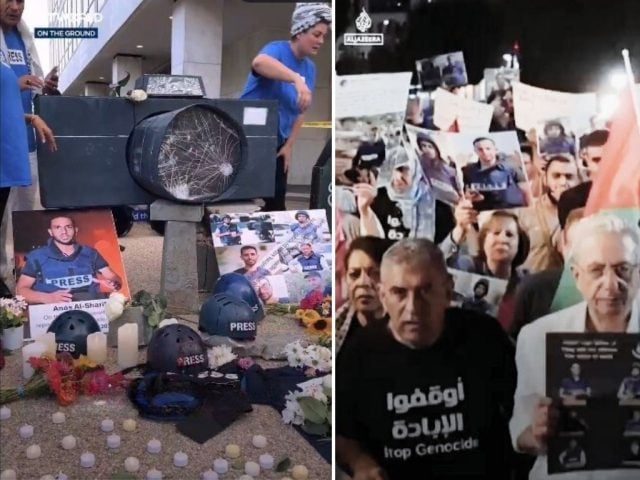 asesinato de periodistas en Gaza