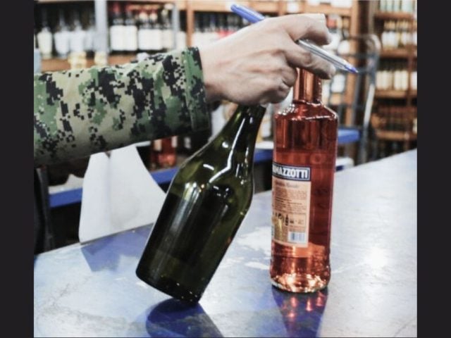 gasto en alcohol Fuerzas Armadas y Carabineros
