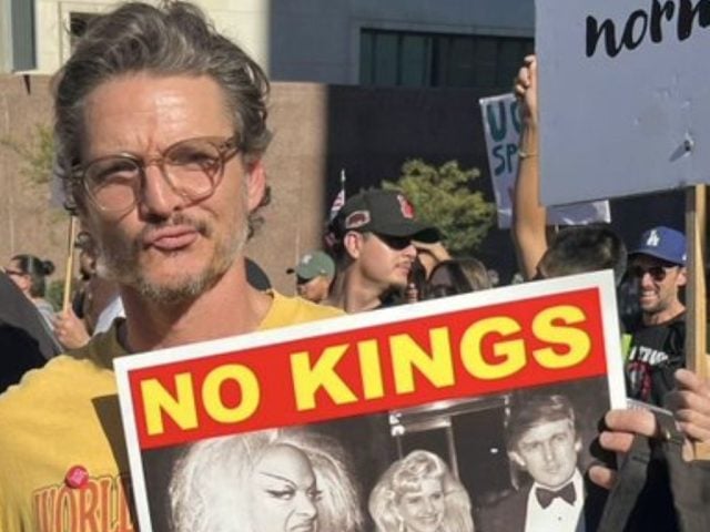 Uno más en la calle: Pedro Pascal se sumó a “No Kings” contra el autoritarismo de Trump