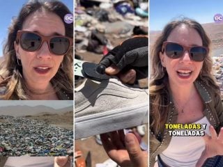 basural textil en Atacama