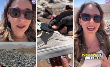 basural textil en Atacama