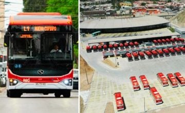 buses eléctricos en Copiapó
