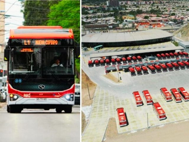 buses eléctricos en Copiapó