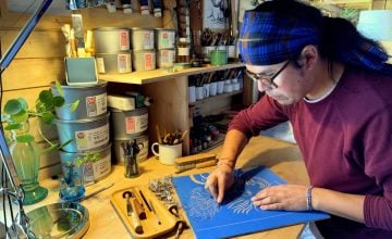 memoria cultural williche en madera