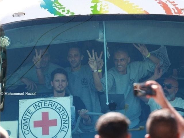prisioneros palestinos liberados