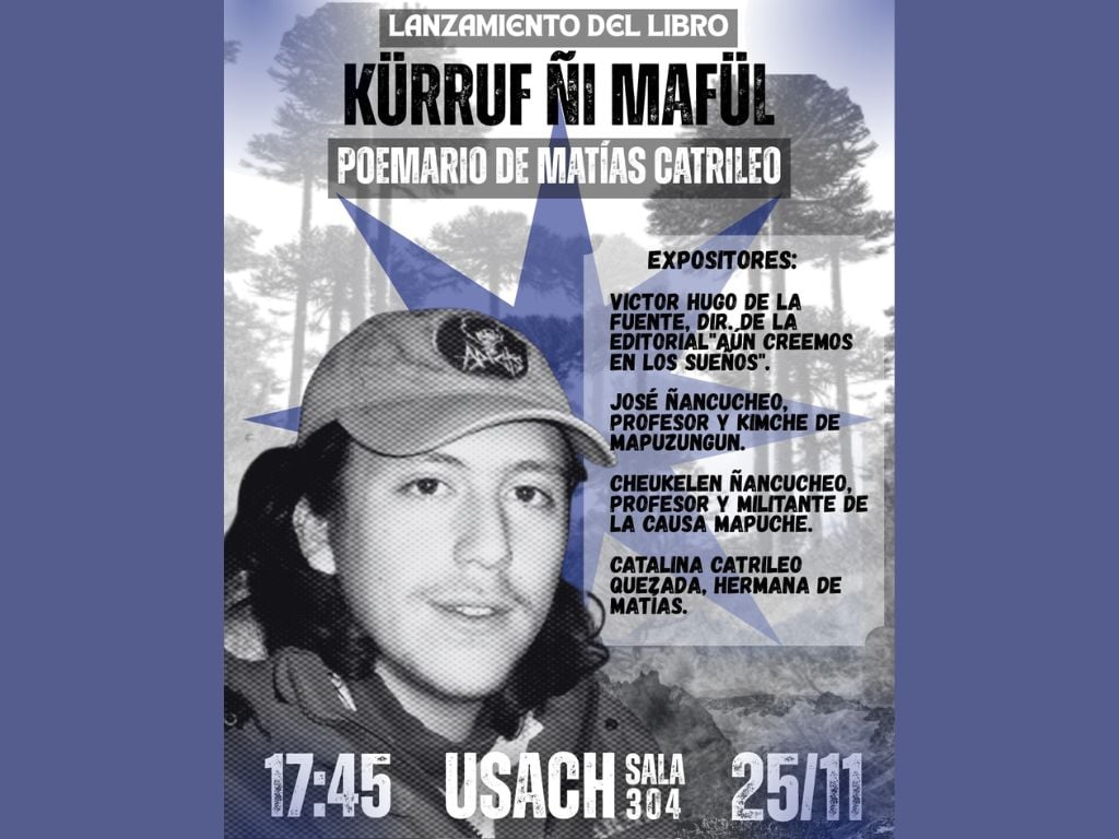 El legado poético de Matías Catrileo llega a Santiago con “El Abrazo del Viento”