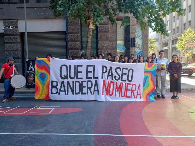 Santiago: Nueve Centros de Estudiantes de Arquitectura se manifiestan en defensa del Paseo Bandera