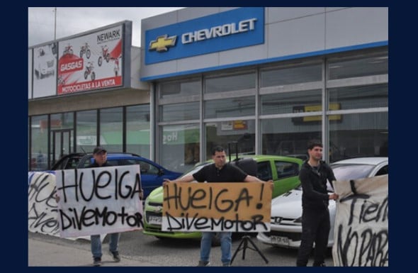 Conflicto en Punta Arenas: Trabajadores de distribuidora de Chevrolet inician huelga por imposición de la gerencia
