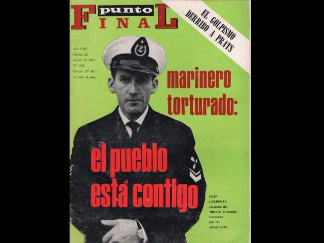 El sargento segundo Juan Cárdenas Villablanca