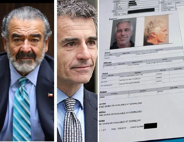 Caso Epstein salpica en Chile: Andrónico Luksic y Andrés Velasco son mencionados en archivos como “sujetos de interés”