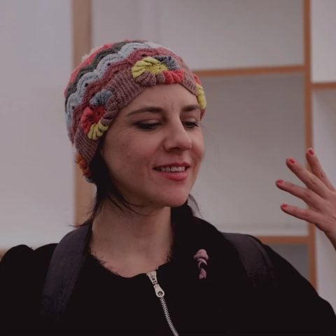 La poeta chilena Amanda Durán