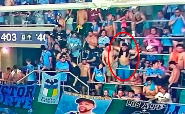 Brasil: Hincha de O’Higgins fue detenido tras realizar gestos racistas en partido contra Bahía