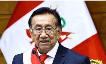 José María Balcázar presidente interino del Perú