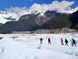 cierre del glaciar Exploradores