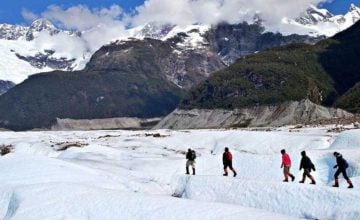cierre del glaciar Exploradores