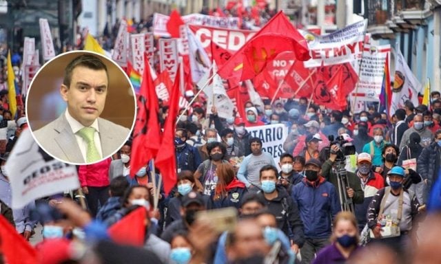 Ecuador: sindicatos van a paro contra Noboa por esquema laboral de hasta 12 horas diarias
