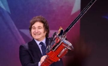 motosierra productiva de Milei