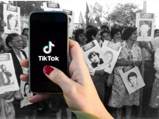 revisionismo del golpe en TikTok