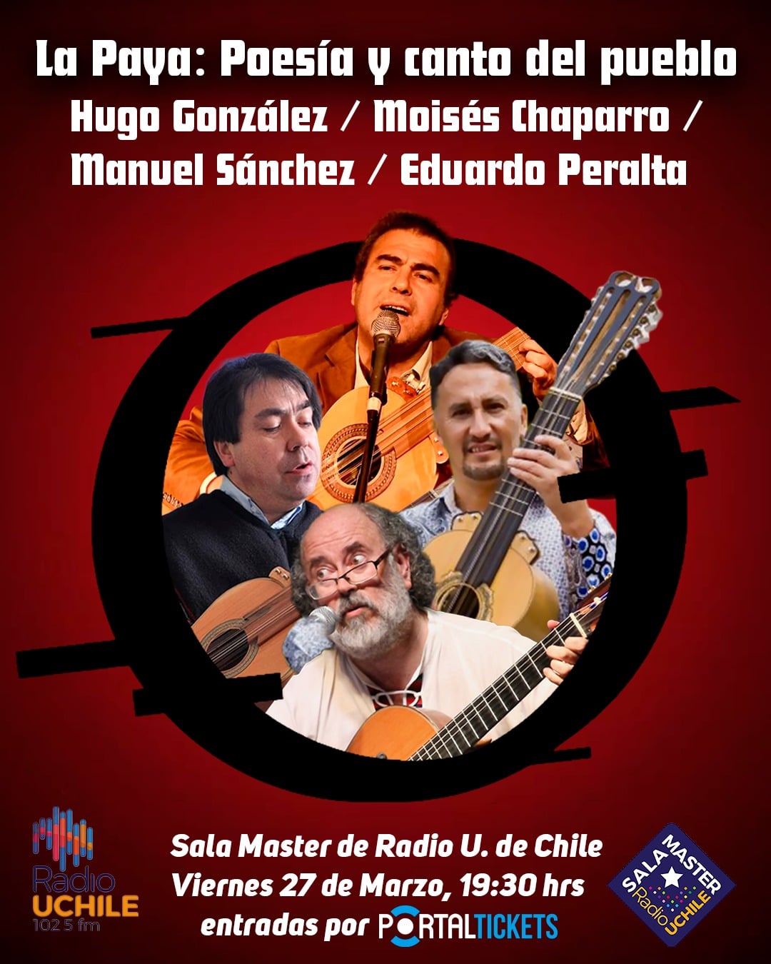 Encuentro en Sala Master reunirá a cuatro pilares de la paya en Chile