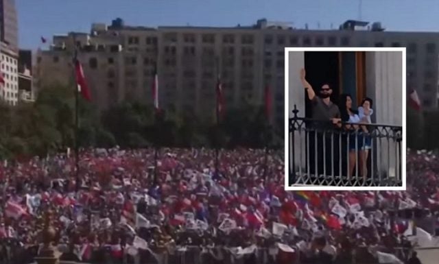 Despedida de Boric: Miles de personas se convocaron en la Plaza de la Constitución