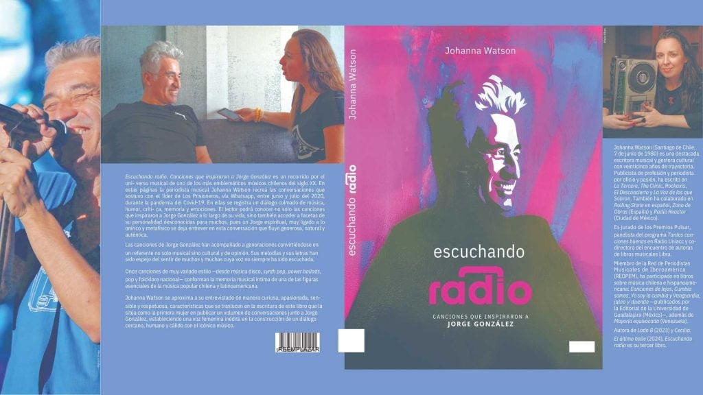 Reseña de libro: «Escuchando Radio. Canciones que inspiraron a Jorge González» de Johanna Watson