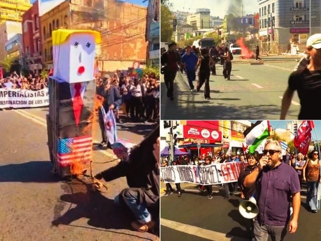 protestas cambio de mando Kast
