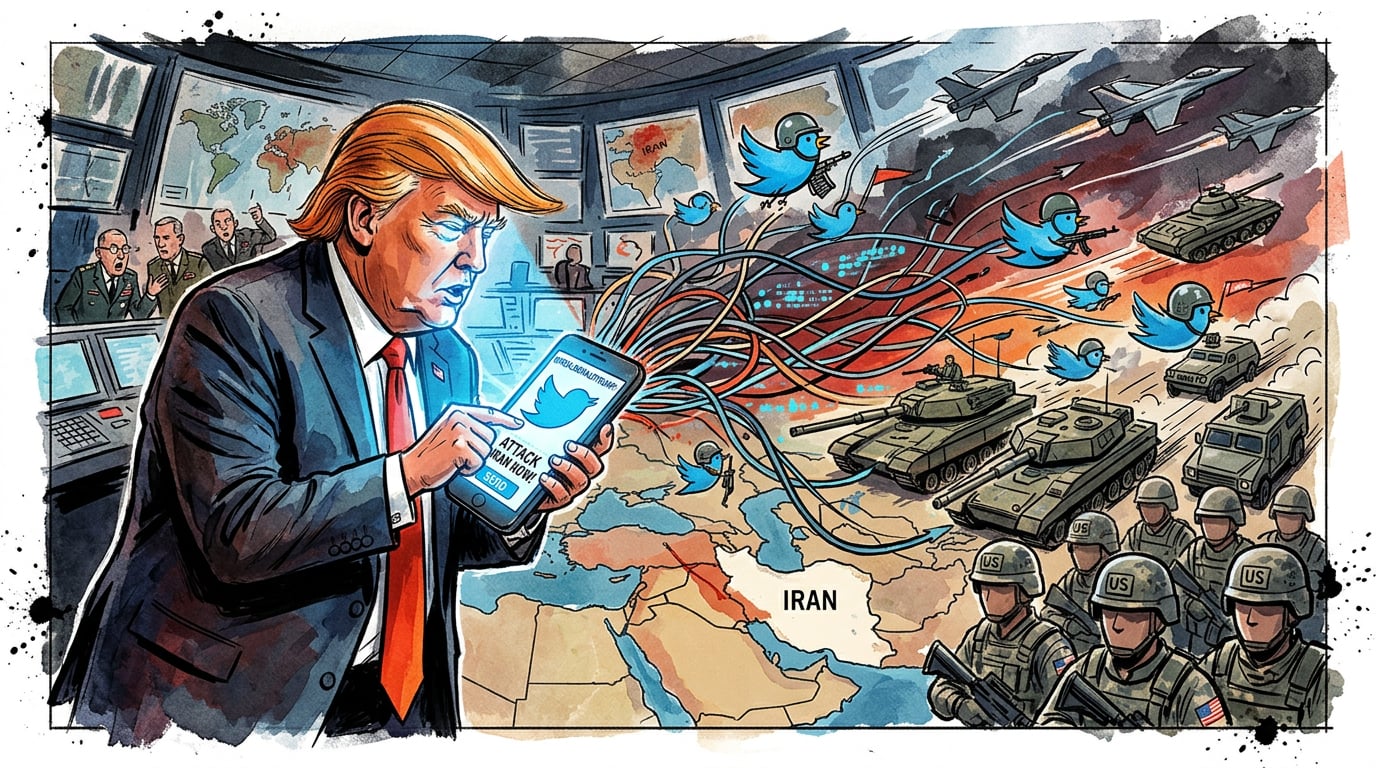 Trump liderando la tercera guerra mundial, amenaza con nuevos ataques si no se abre el estrecho de Ormuz