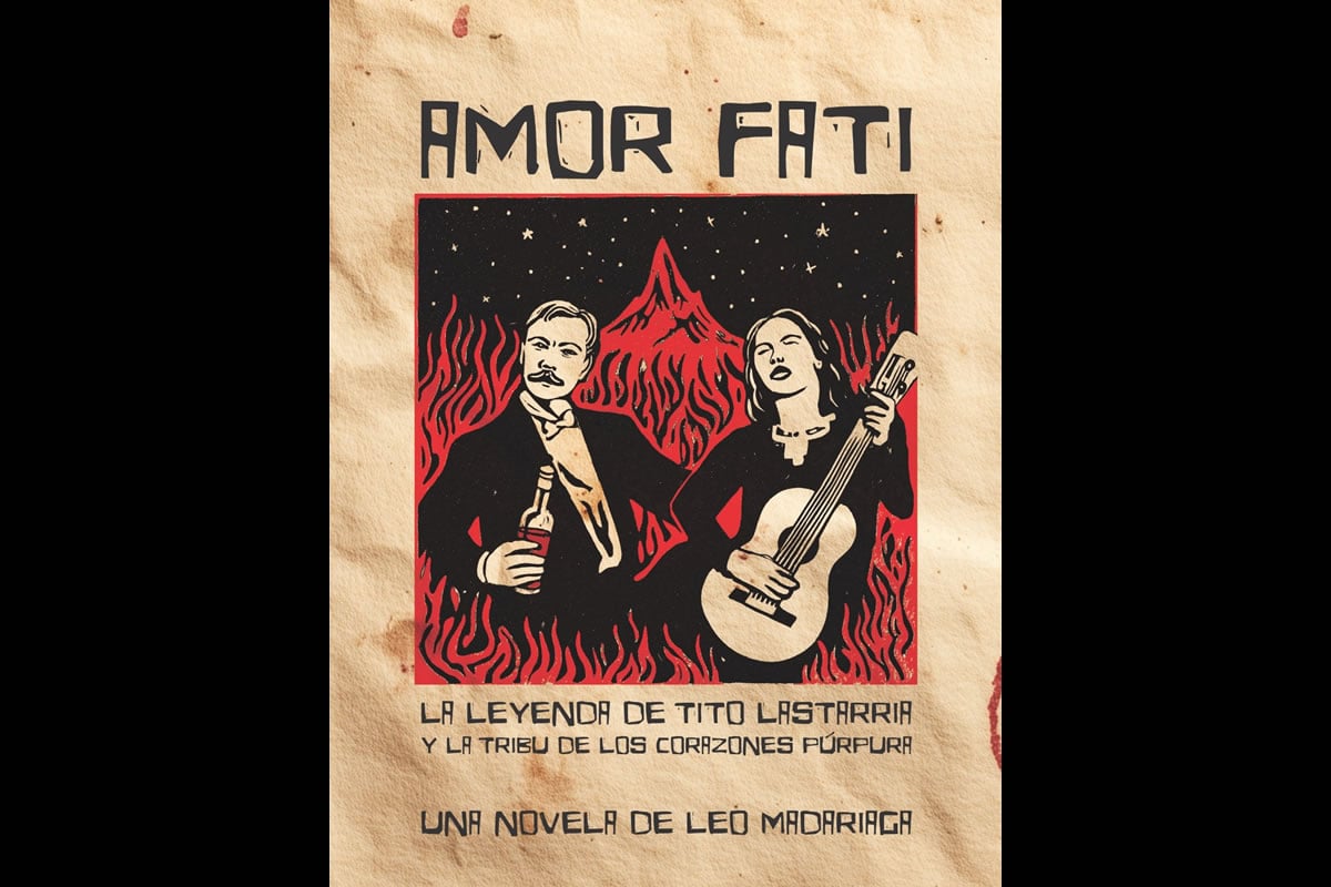 Writer Leo Madariaga presents his new novel 'Amor Fati' in Santiago