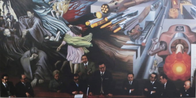 Rescate en Chillán: El mural de Julio Escámez que rompe cincuenta años de silencio