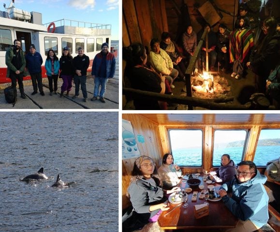 Delegación de comunidades de Quinchao recorre Chiloé para fortalecer prácticas mapuche-huilliche en patrimonio cultural y ambiental