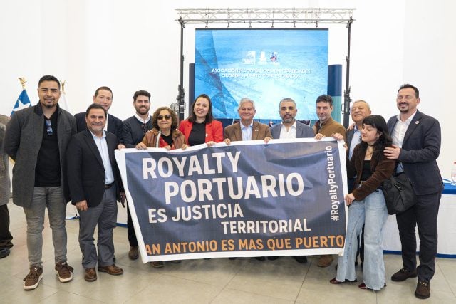 Asociación Nacional de Ciudades Puerto exige Royalty Portuario e insta al Presidente Kast a «patrocinarlo»